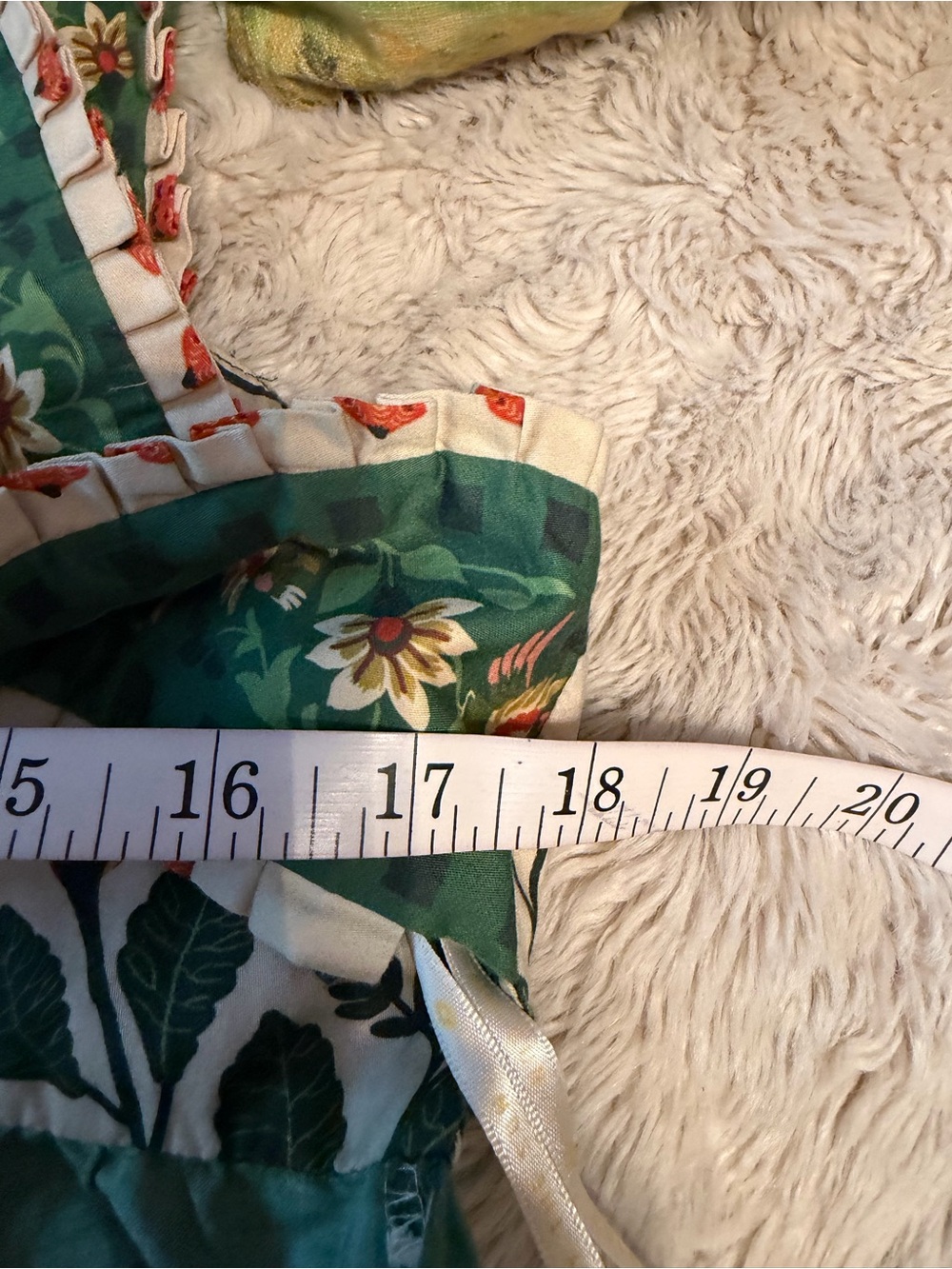 FARM Rio Cream Floral Maxi Dress with Green, Red and Orange Print - Picture 4 of 5